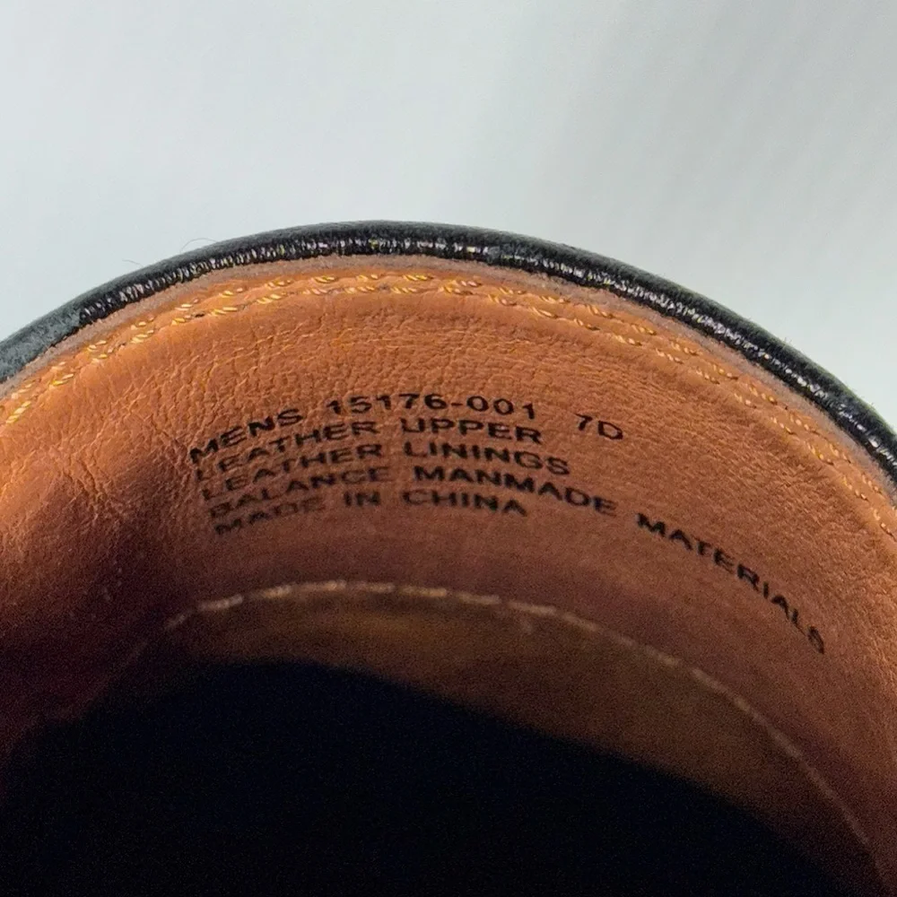 Florsheim Shoes Mens 7 Leather Postino Moc Toe Venetian Slip On Loafer Office